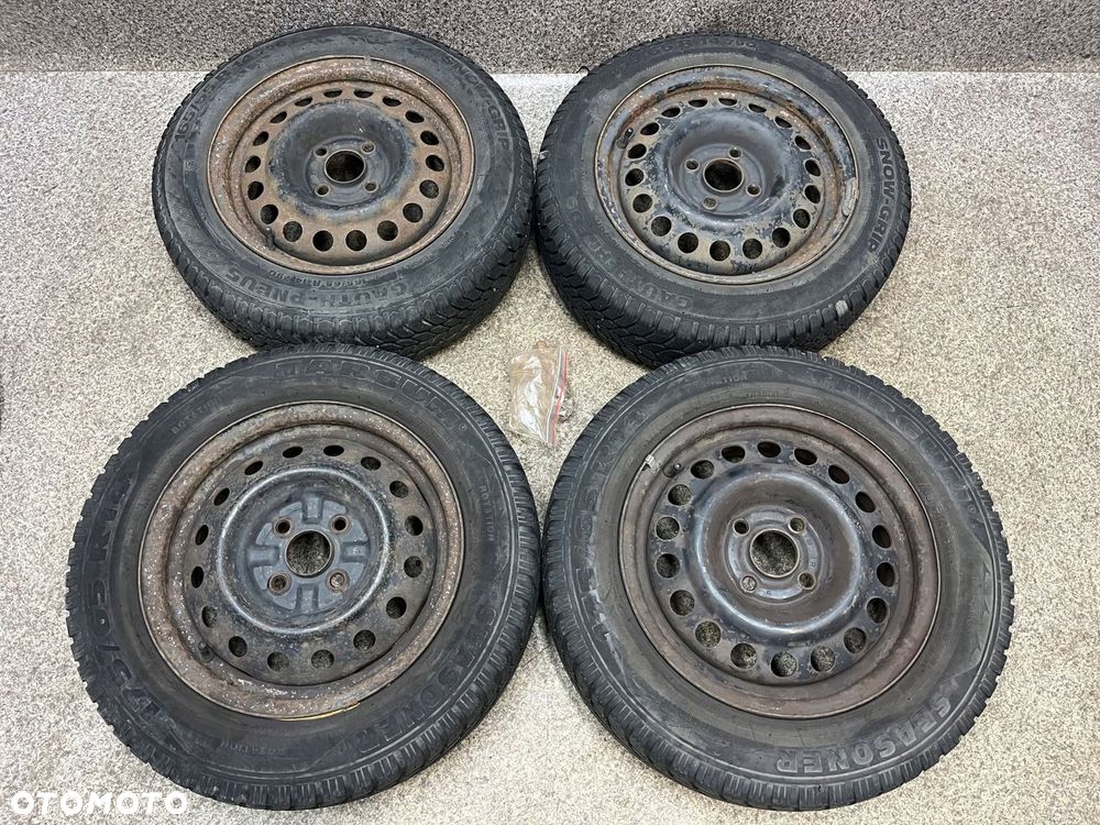 Kola felgi opony ZIMA kolpaki nakretki R14 4x100 5.5J ET49 Toyota Yaris I - 2