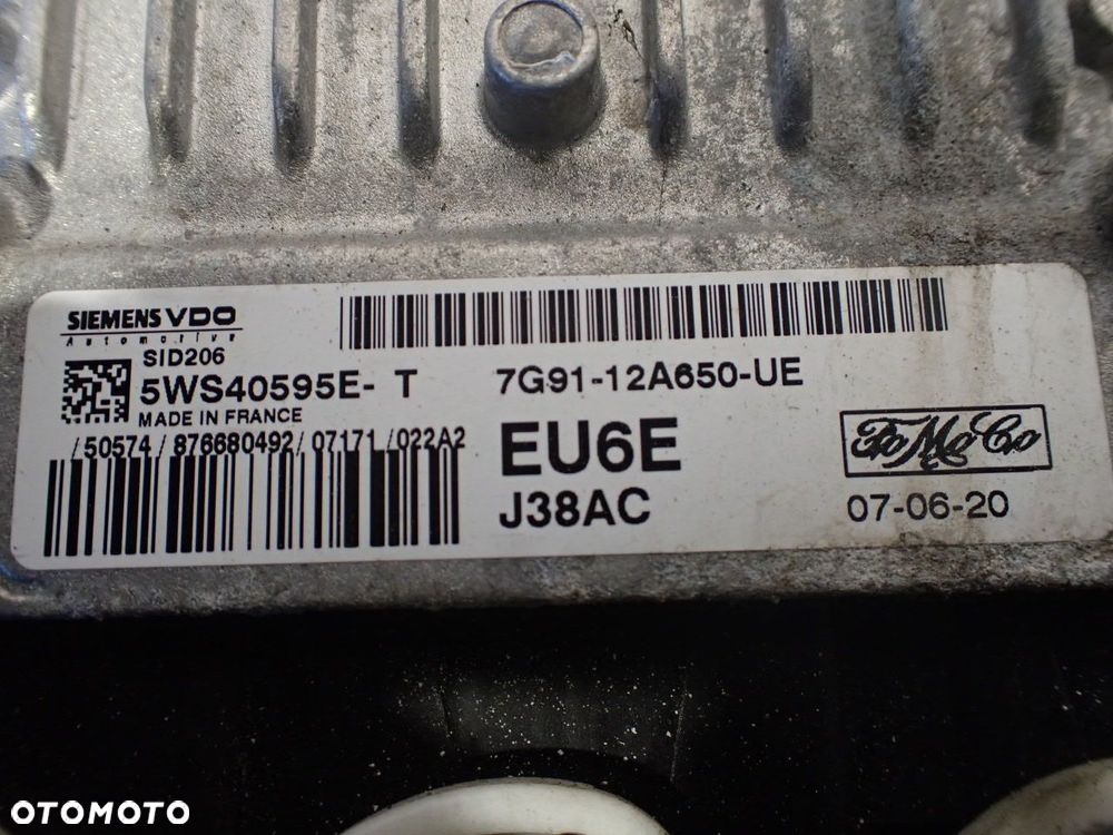 KOMPUTER SILNIKA FORD MONDEO MK4 2.0TDCI 5WS4059E-T    7G91-12650-UE - 3