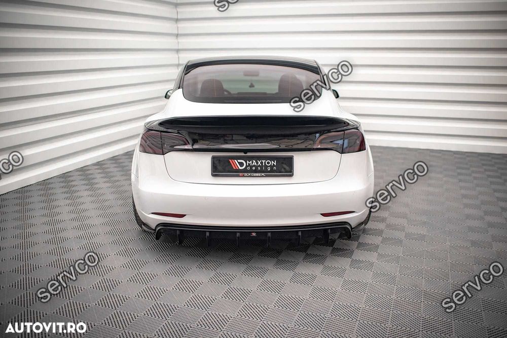 Prelungire difuzor bara spate Tesla Model 3 2017- v3 - Maxton Design - 7