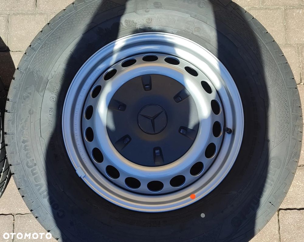 Koła Letnie Oryg. Mercedes Sprinter 907 910 6,5Jx16 Et54 Continental 225/75/16C 2024 rok 4x9,4mm Idealne !!! Demo Starogard Gdański - 4