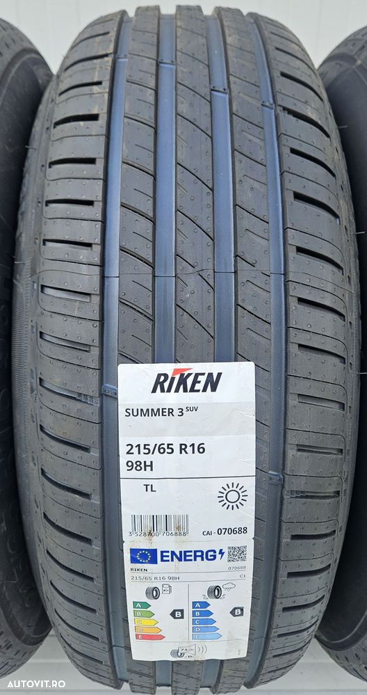 215/65 R16 98H RIKEN (By Michelin) Summer 3 B/B/71 Anvelope de vara - 2