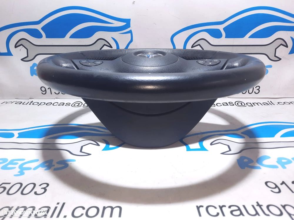 VOLANTE GUIADOR COMPLETO ORIGINAL MERCEDES SL W230 R230 A1714600103 PELE COMANDOS MULTIFUNÇÕES AIRBAG - 5