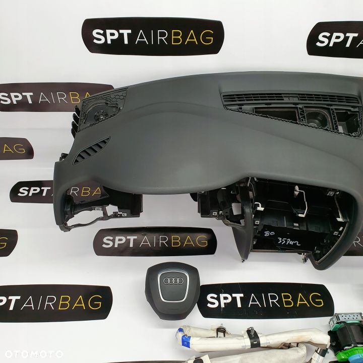 AUDI A4 B8 8K0 DESKA ROZDZIELCZA KONSOLA KOKPIT PULPIT PODUSZKI AIRBAG AIR BAG PASY KURTYNY KIT SET - 2