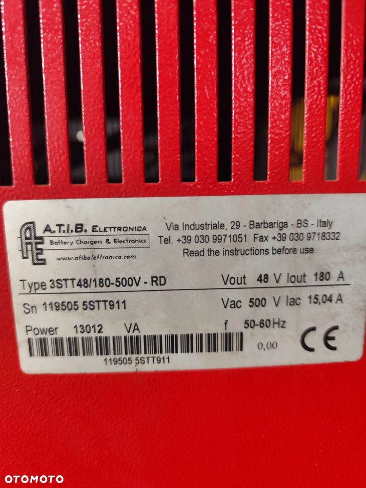 Prostownik 48V bateria trakcyjna wózek widłowy - 2