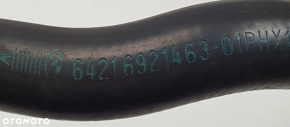WĄŻ RURA WODY BMW 6 E63 E60 4.8 V8 6921463 - 3