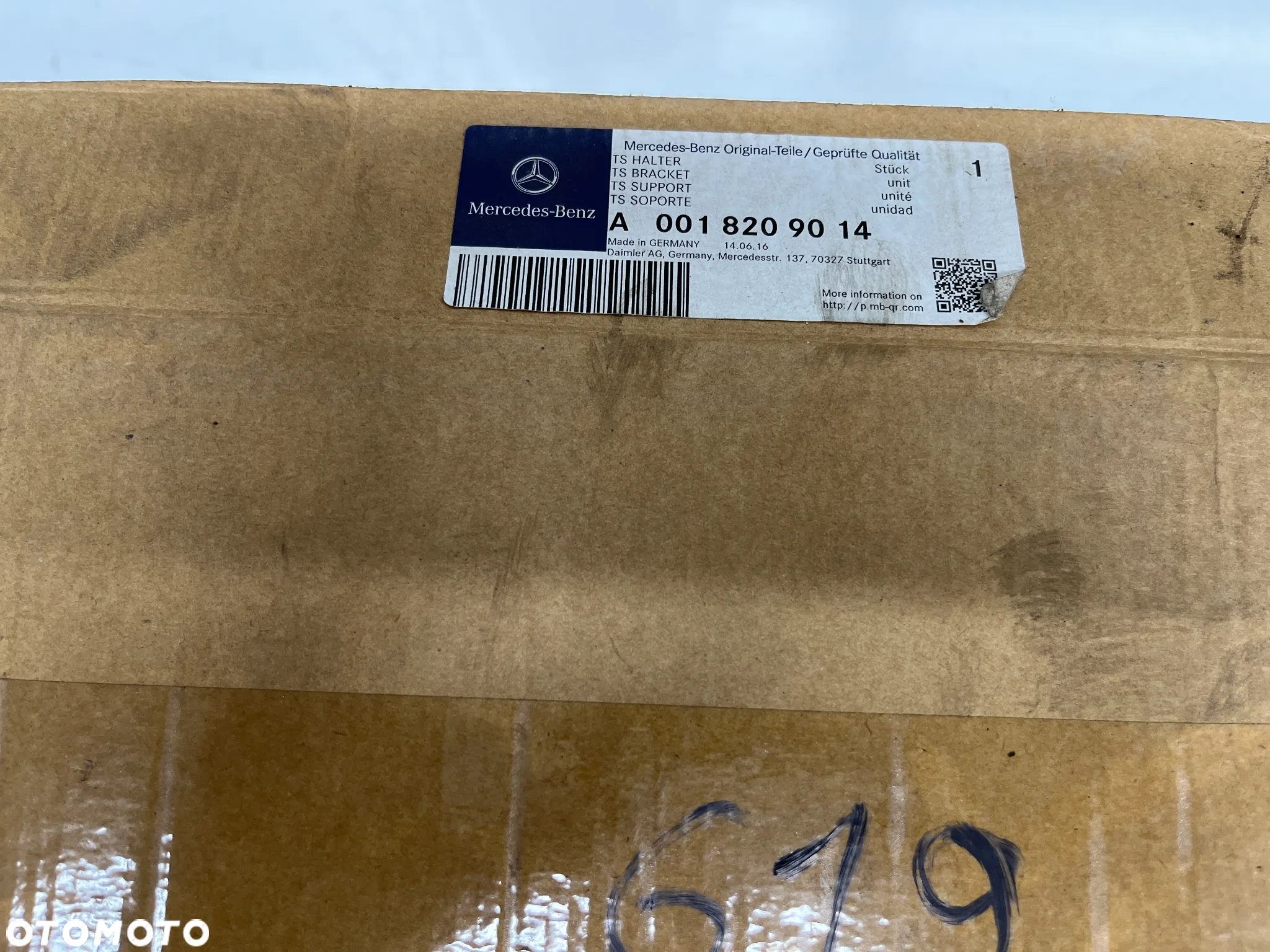 Zestaw Wspornik mocowanie uchwyt wiązka kabel przewód Mercedes 0018209014 - 5
