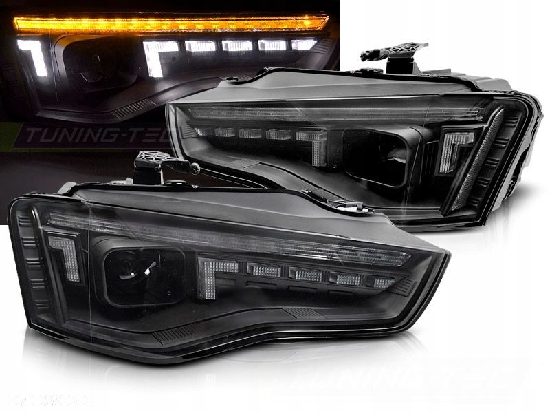Reflektory Lampy kpl Day line light LED Tuning Audi A5 b8 8T Lift Fl Lci 11 - 2