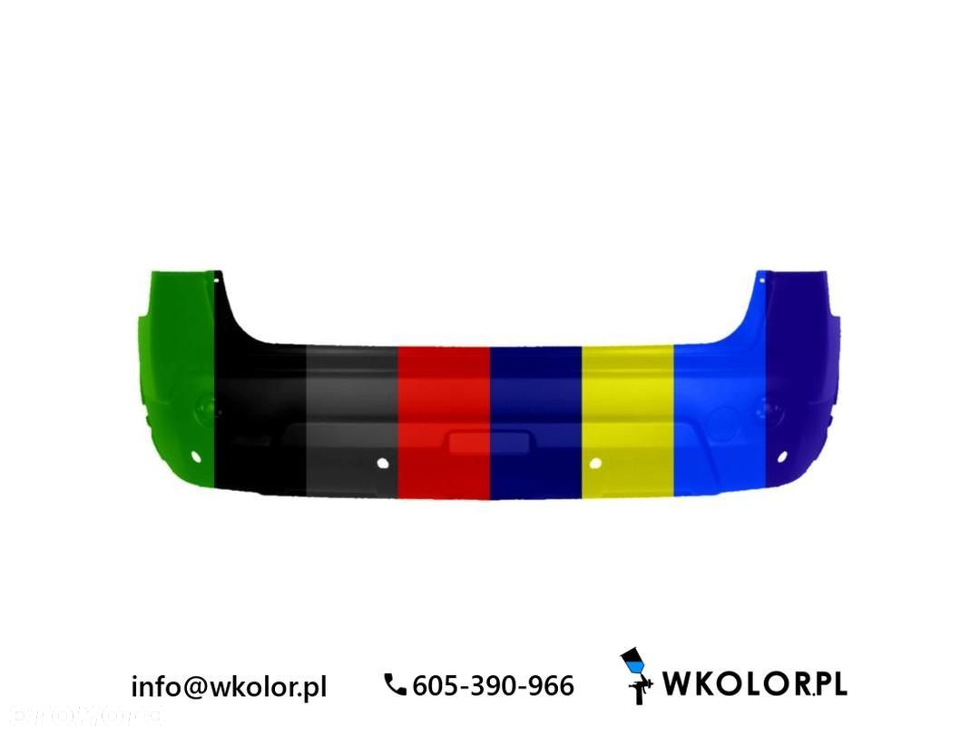 NOWY ZDERZAK NISSAN QASHQAI 2007-2013 LAKIEROWANY W KOLOR - 1