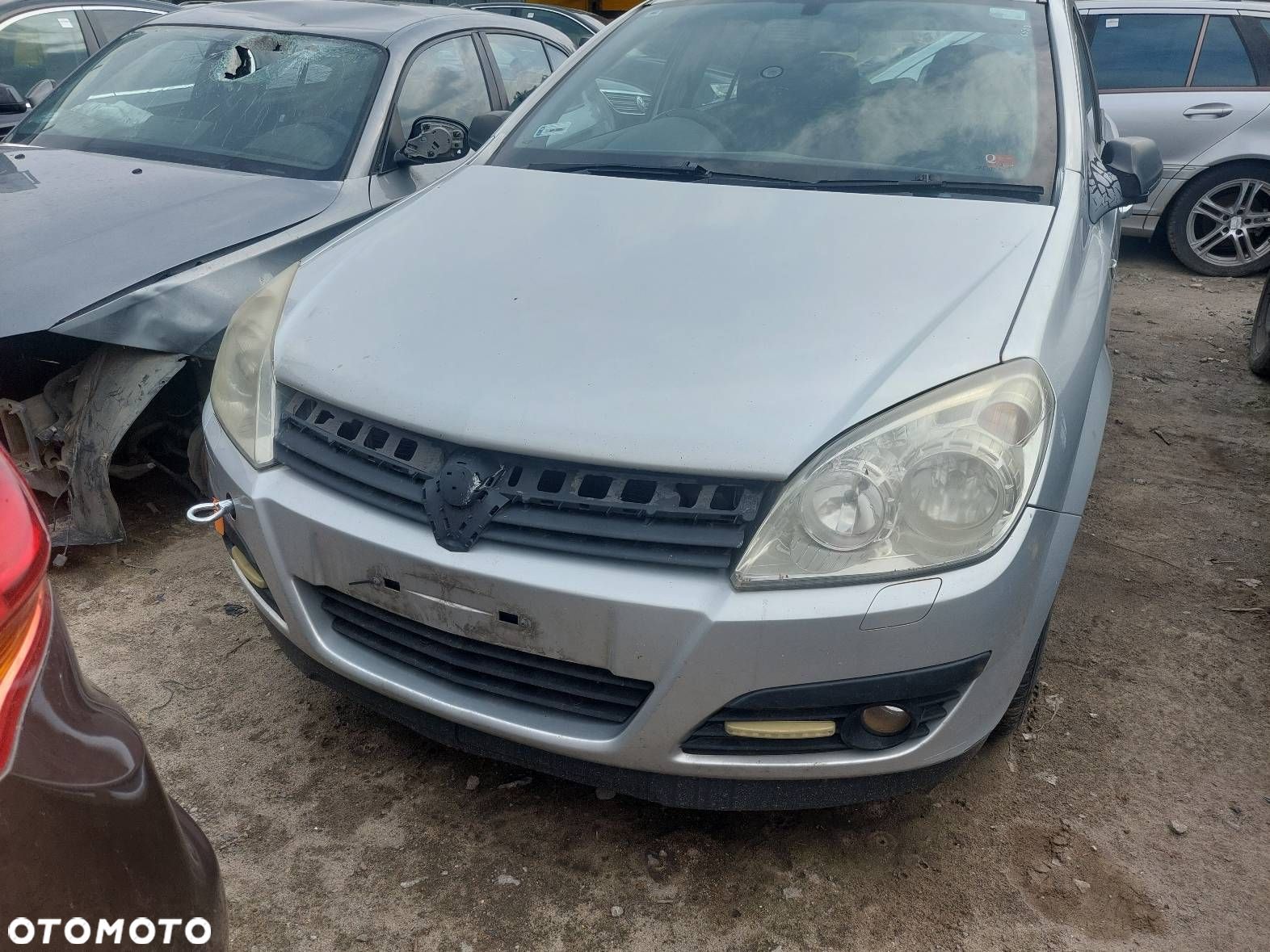 KOMPLETNY PRZÓD MASKA ZDERZAK LAMPA BŁOTNIK VAUXHALL ASTRA H Z157 - 1