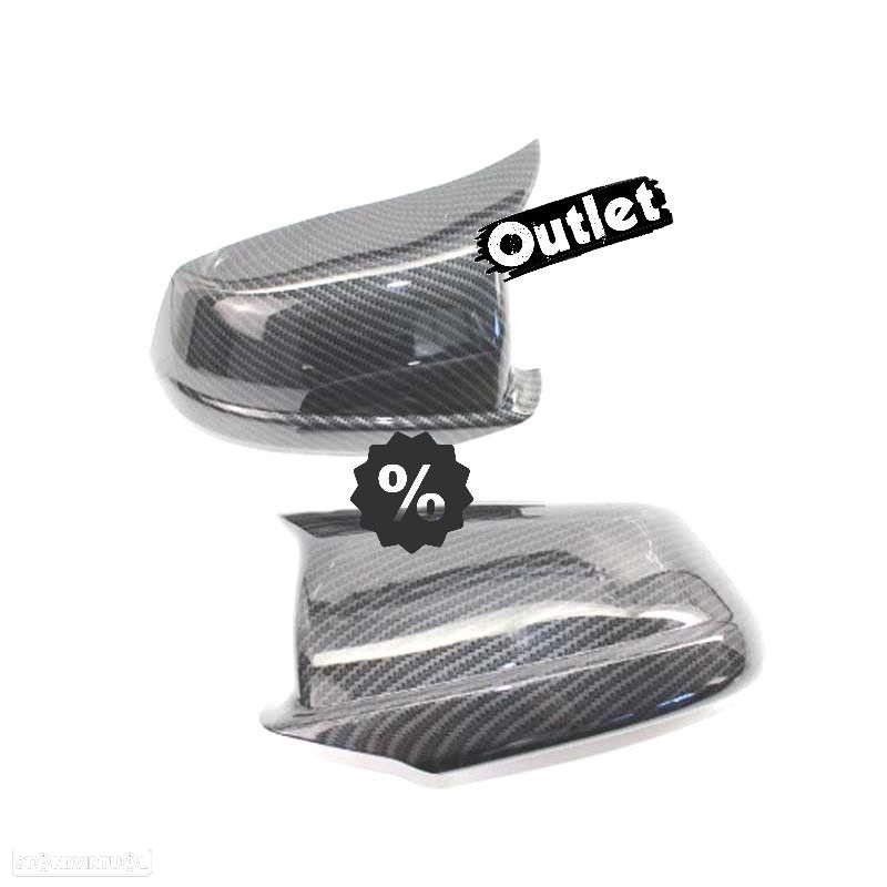 C010441C1 CAPAS ESPELHOS RETROVISORES BMW F10 F11 F18 11-13 CARBONO LOOK M - 5