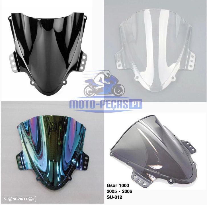 viseira nova suzuki Gsxr 1000 ano 2005 ate 2006  vidro bolha k5 k6 - 1