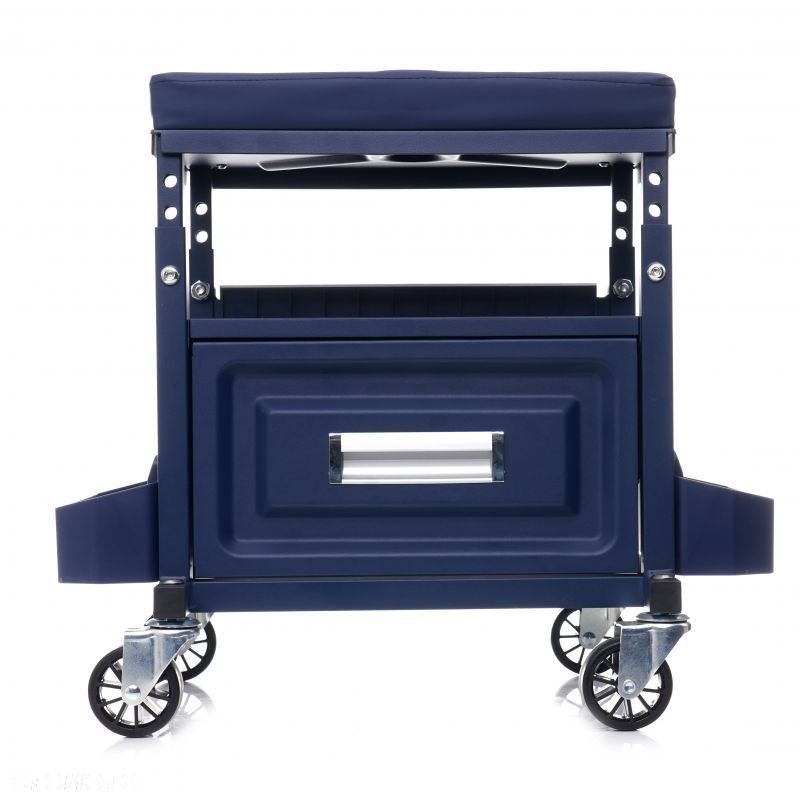 TABORET STOŁEK WARSZTATOWY NA KÓŁKACH 1X SZUFLADA SCHOWEK 3X PÓŁKI KD10761 - 8