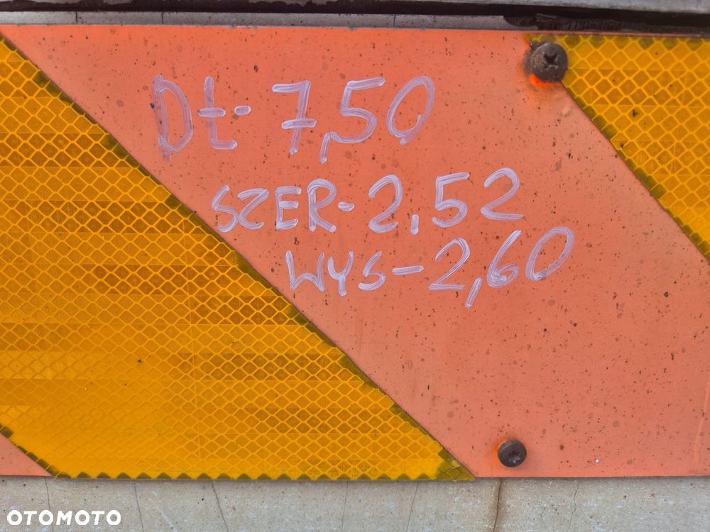 ZABUDOWA KONTENER PAKA SKRZYNIA ŁADUNKOWA MAGAZYN GARAŻ 7,50X2,52X2,60 - 9