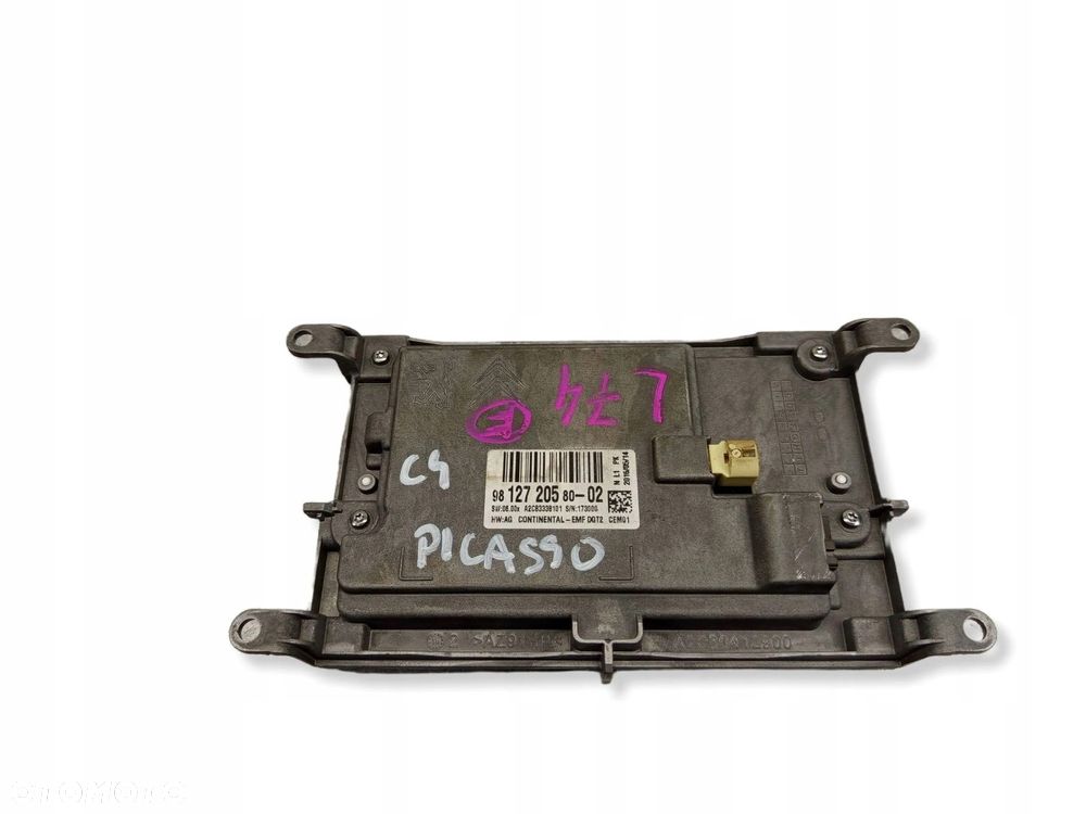 Wyświetlacz Ekran Nawigacji Citroen C4 II Picasso 9812720580-20 - 6