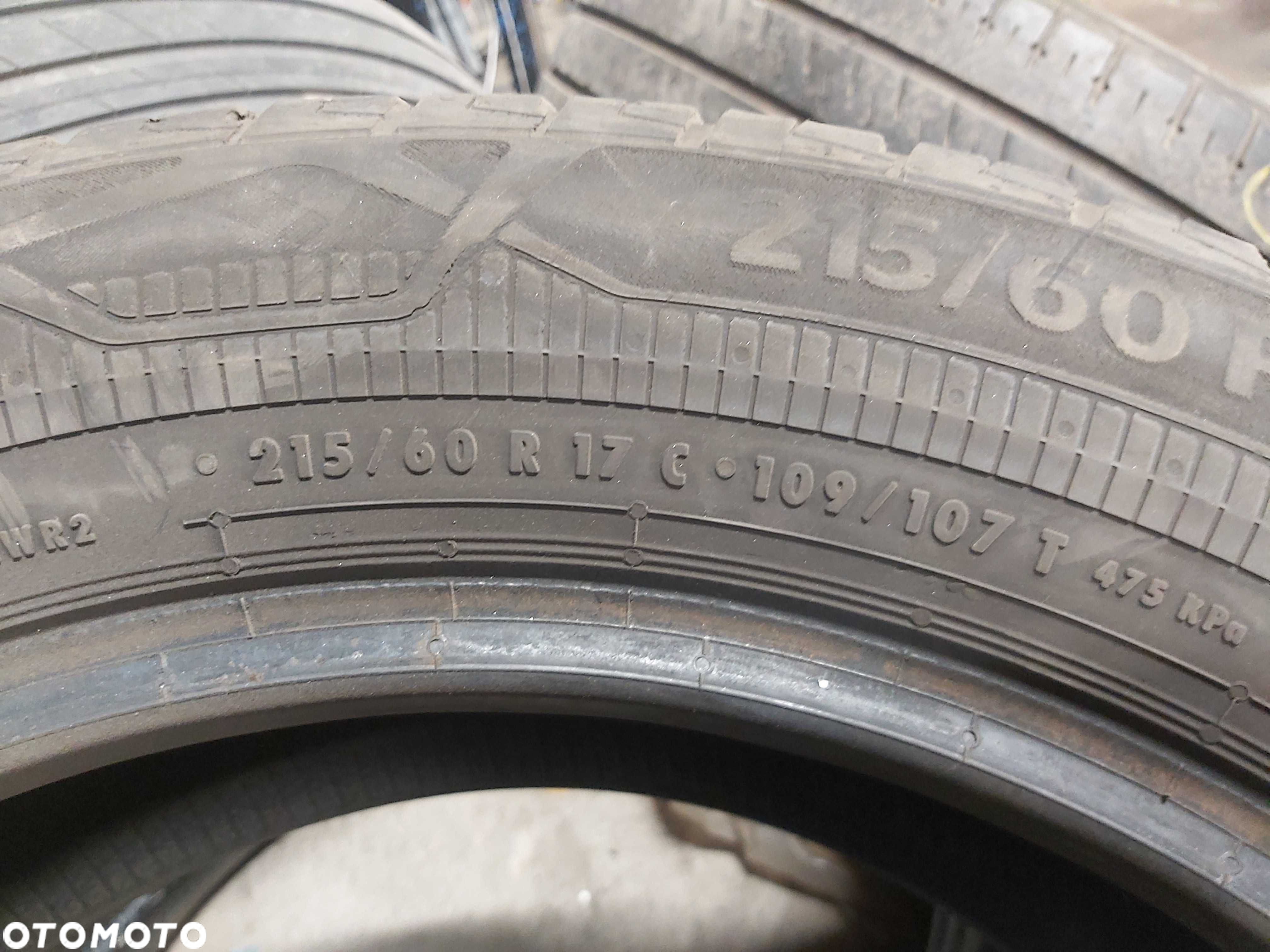 215/60R17C Dwie używane opony letnie do Busa Continental - 3
