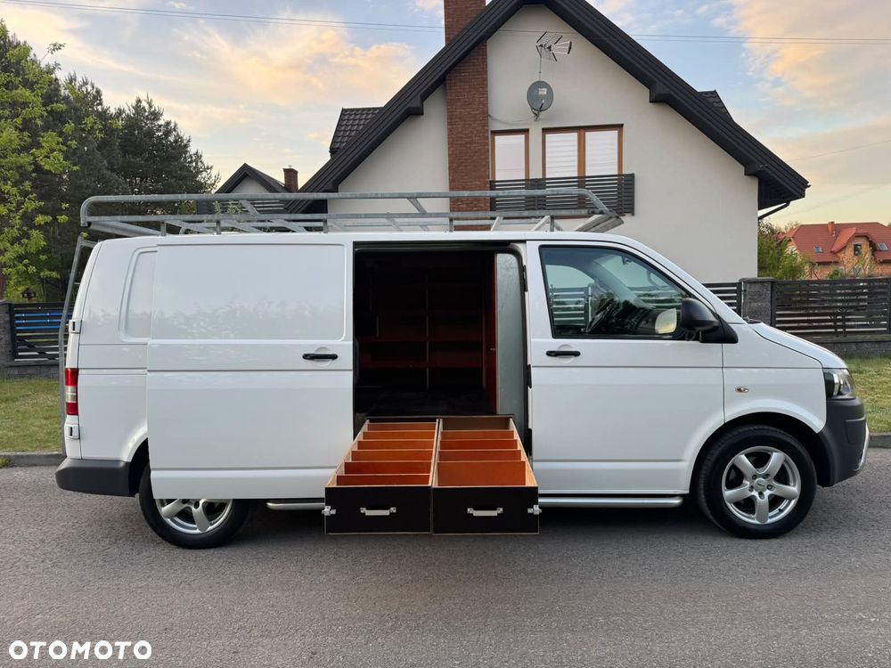 Volkswagen TRANSPORTER L2H1 LIFT Długi Klima Duże Radio Tempomat Furgon 3os. Rury - 22