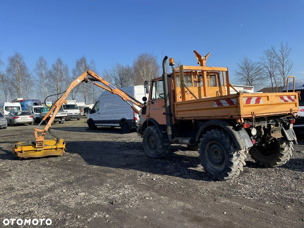 Unimog Unimog 1400 4X4 Kosiarka teleskopowa posypywarka - 12