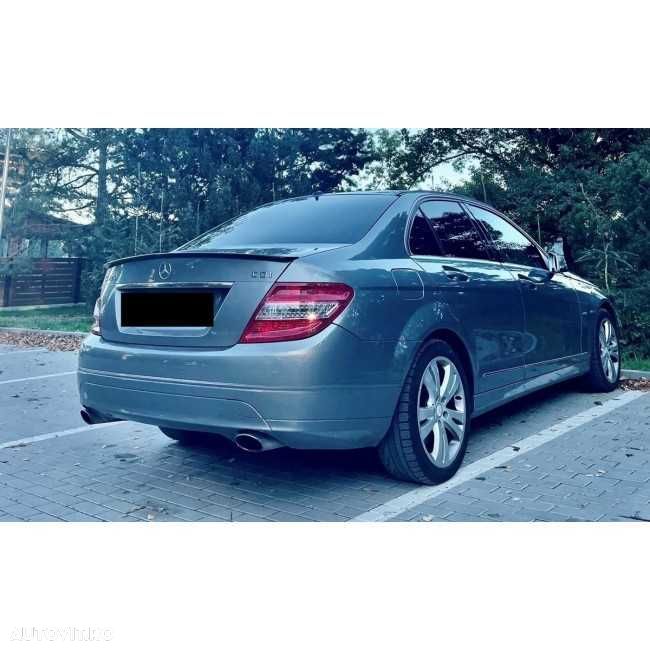 Eleron Lip Codita Portbagaj Mercedes Benz C-Class W204, Negru Lucios - 5