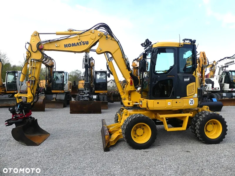 Komatsu PW98MR-8 ROTOTILT ZE SZCZYPCAMI / Z Niemiec // - 5