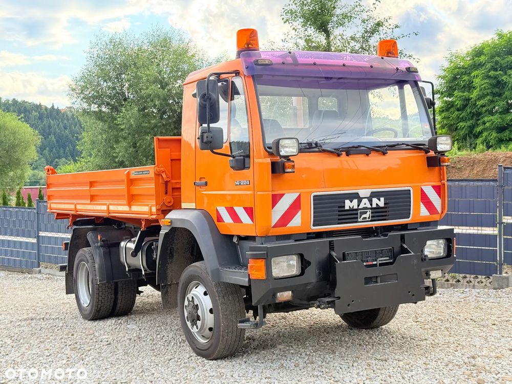 MAN * MAN 14-220 * Kiper Wywrotka Meiller * 4x4 * Zimowe Utrzymanie * Unimog * - 19