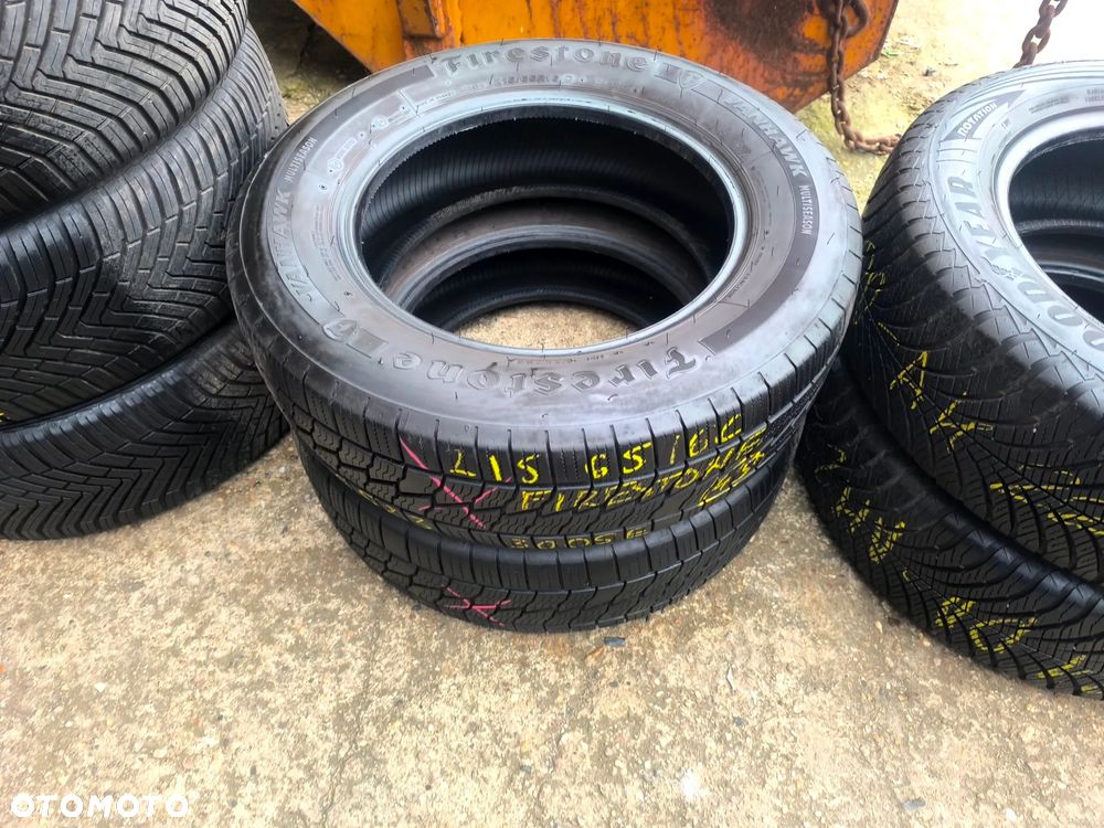 215/65R16C 16 C 109/107T 2x 2szt. Opony Całoroczne Wielosezonowe FIRESTONE VANHAWK MULTISEASON 5,5mm Legnica ALU-RAD 23r. 215/65 - 16