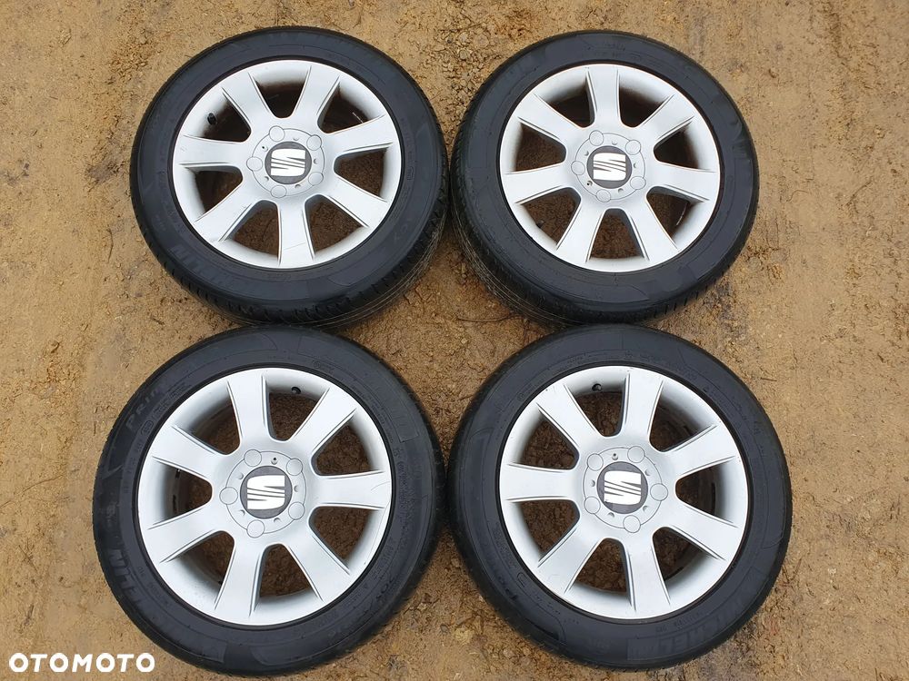 SEAT 16 5x112 KOŁA LETNIE FELGI ALUMINIOWE RONAL R16 6.5J ET50 ALUFELGI 5P0601025B TOLEDO III ALTEA LEON - 1