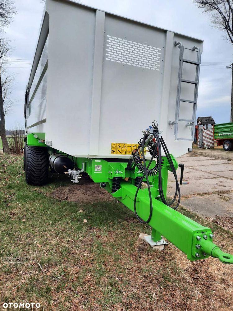 Pronar Przyczepa skorupowa PRONAR T-669 -14.3t; T-700XL -14.7t; T-679M -12t, tandem, nadstawy, plandeka, oś skrętna - 13