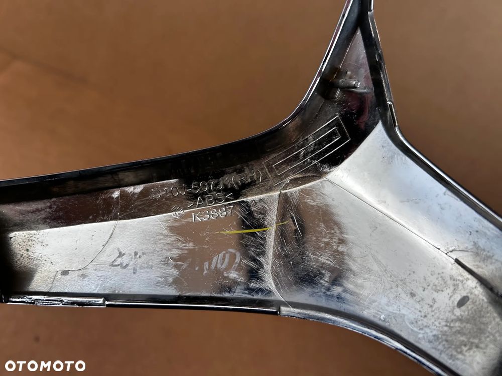 MAZDA CX-3 CX3 LISTWA CHROM ZDERZAKA LEWY LEWA PRAWA PRAWY PRZÓD D10J-507K1 D10J-507J1 - 7