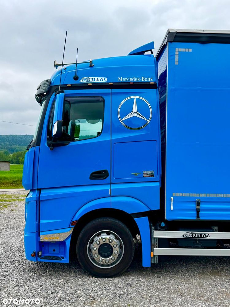 Mercedes-Benz ACTROS 1833 / FIRANKA / WINDA / NOWY TACHOGRAF G2V2 / 19PALET / 8TON ŁADOWNOŚCI / AUTOMAT / DUŻY SILNIK  / SYPIALKA / SERWISOWANY / 2018 / JAK NOWY  / - 10