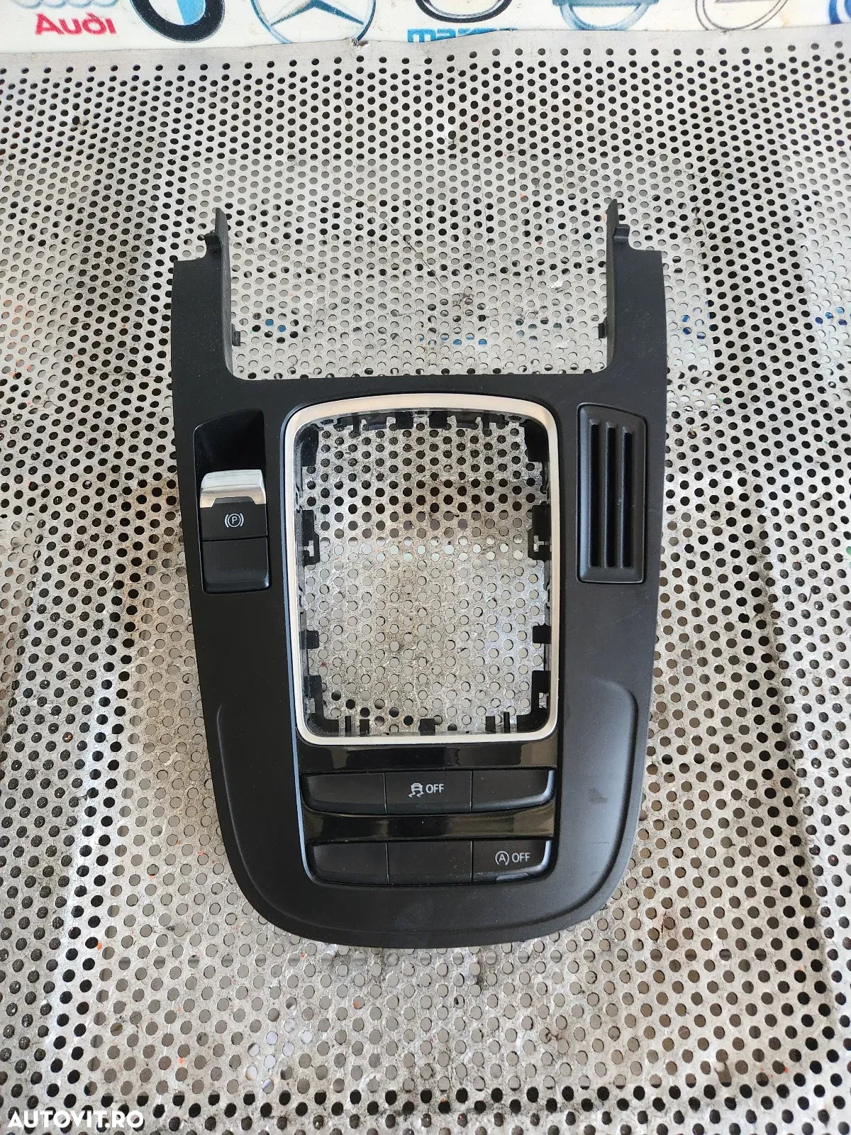 Consola Centrala Ornament Schimbator MMI Buton Frana De Mana Audi A4 B8 A5 8T Volan Stanga - 4