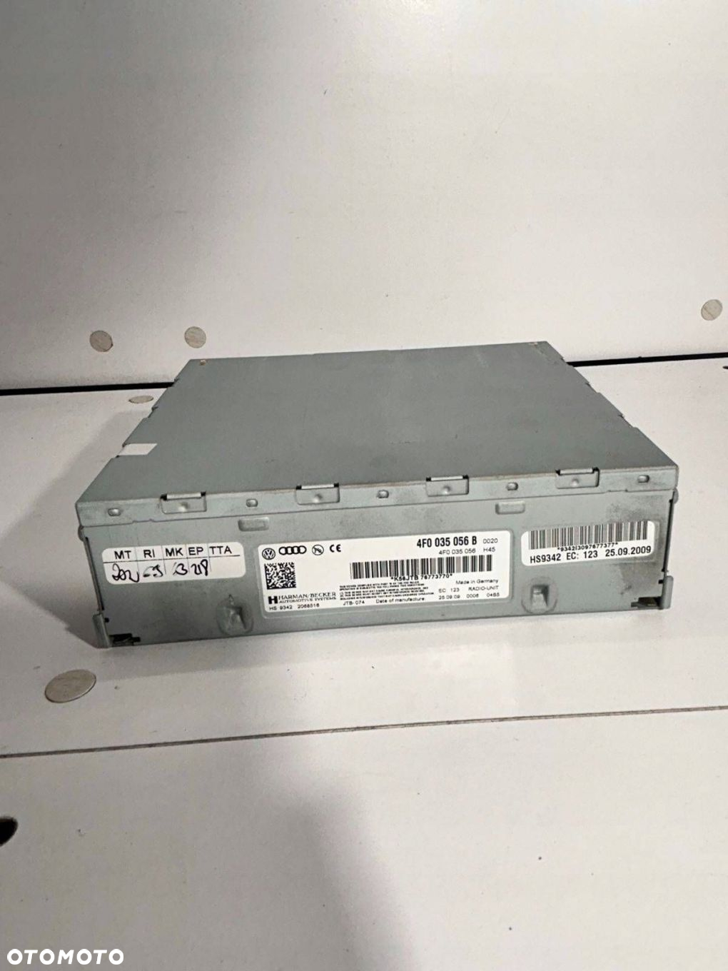 Audi A4 S4 B8 8K 2011 4F0 035 056 B Panel / Radioodtwarzacz CD/DVD/GPS MMI - 4