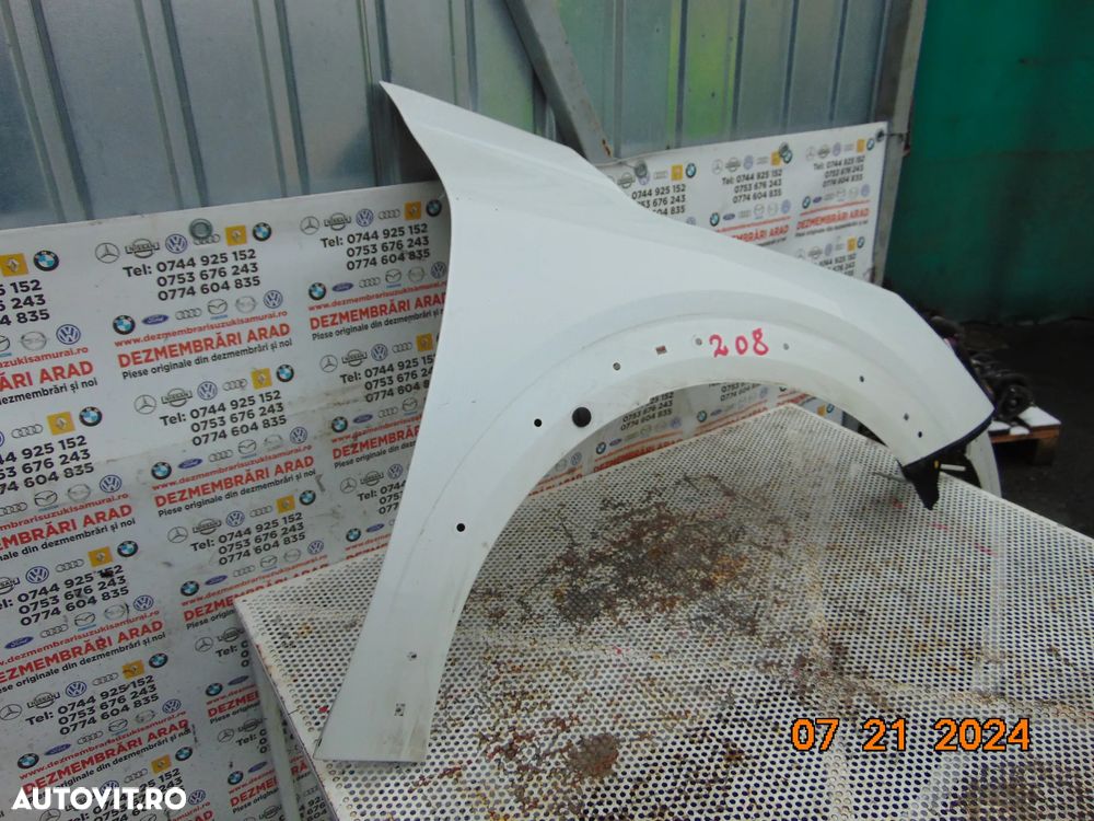 Aripa peugeot 208 dupa 2019 aripi stanga dreapta fata peugeot 208 2019+ - 4