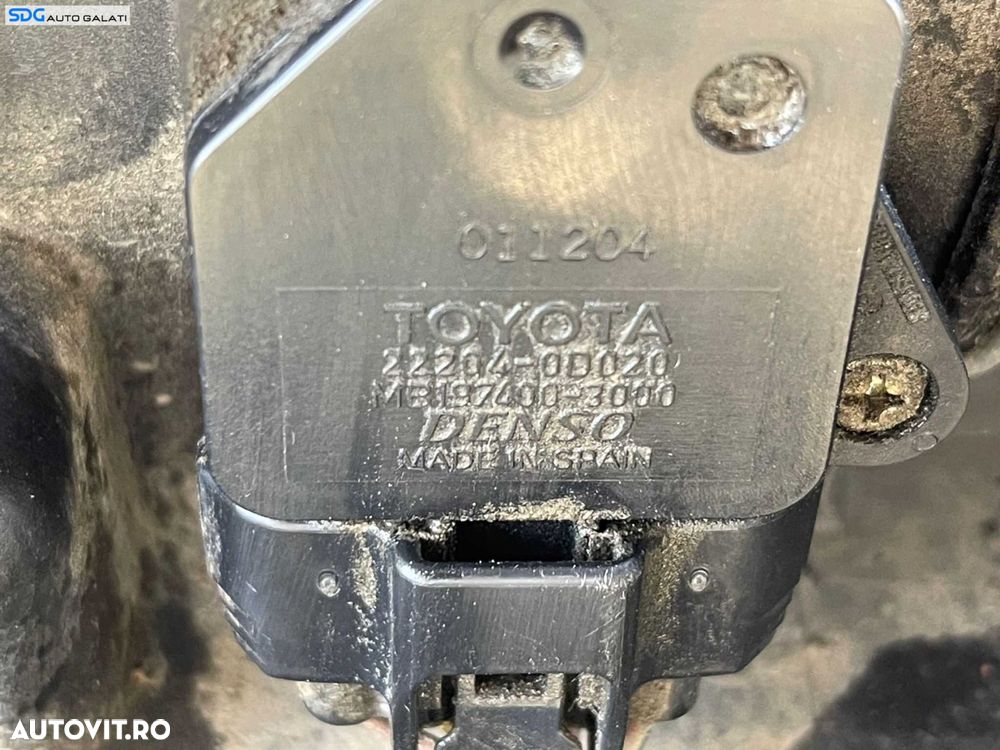 Debitmetru Aer Toyota Avensis T22 1.6 VVTi 1997 - 2003 Cod 22204-0D020 [C0862] - 2