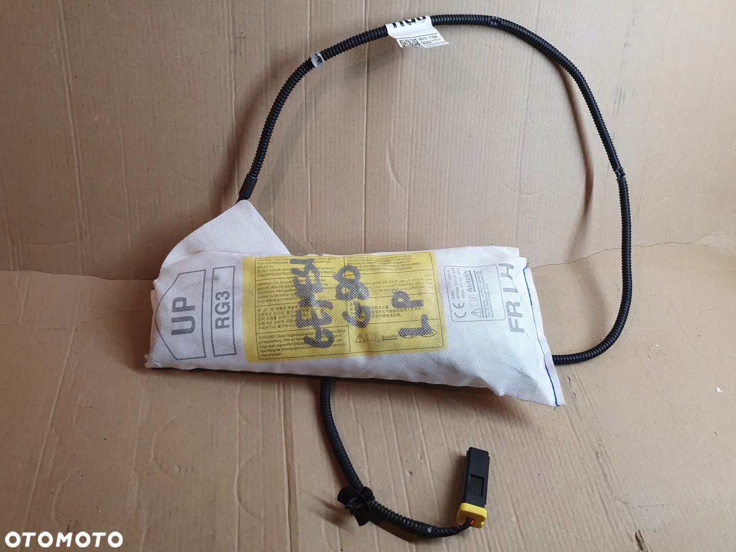 genesis g80 Poduszka fotela w fotel lewa PRZÓD oryginał airbag 80610-T1000 - 1