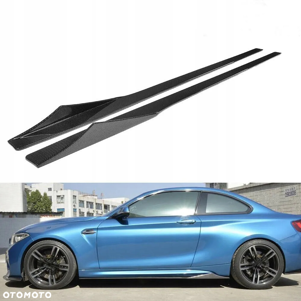 BMW M2 F87 COUPE MTC NAKŁADKI PROGOWE PROGI 2 SZTUKI PODKŁAD - 7