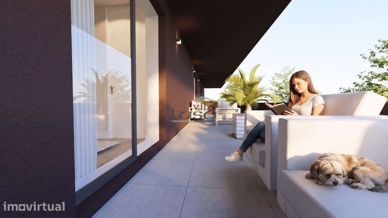 Apartamento T1 Novo varanda e lugar de garagem Vilar de Paraiso, Vi... - Grande imagem: 2/26