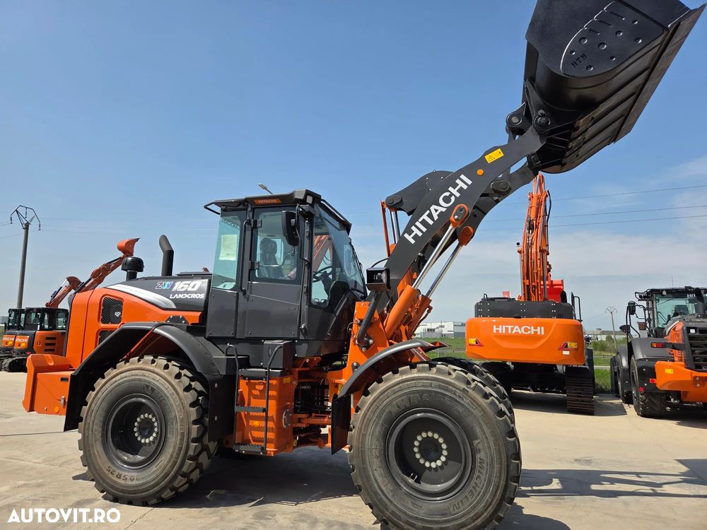 Hitachi ZW160-7, NOU 2026, cupa 2,5mc, 14,5tone, Anvelope MICHELIN, cantar din fabrica, gresare automata, motor 173CP, camera spate, camere laterale, scaun operator pneumatic, produs in JAPONIA, posibilitate leasing 5 ani, GARANTIE 3 ANI-PROMOTIE 156.900 EUR - 17