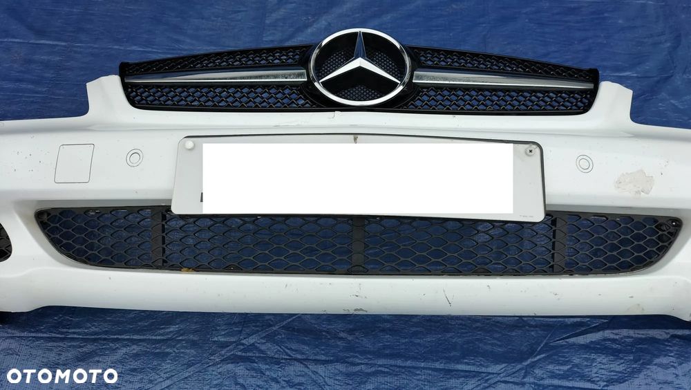 ZDERZAK PRZÓD PRZEDNI KOMPLETNY BIAŁY AKRYL MERCEDES CLS W219 C219 - 6