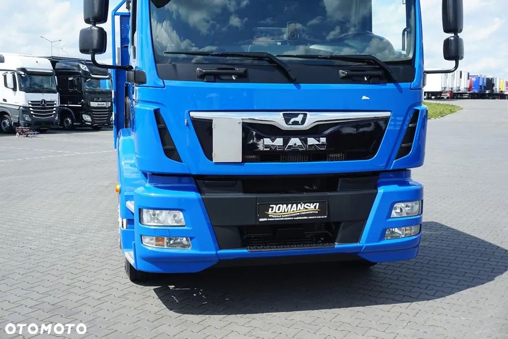 MAN TGM / 18.290  / SKRZYNIOWY + HDS + WINDA / PALFINGER PK 12002 / WYSIĘG 10 M - 32