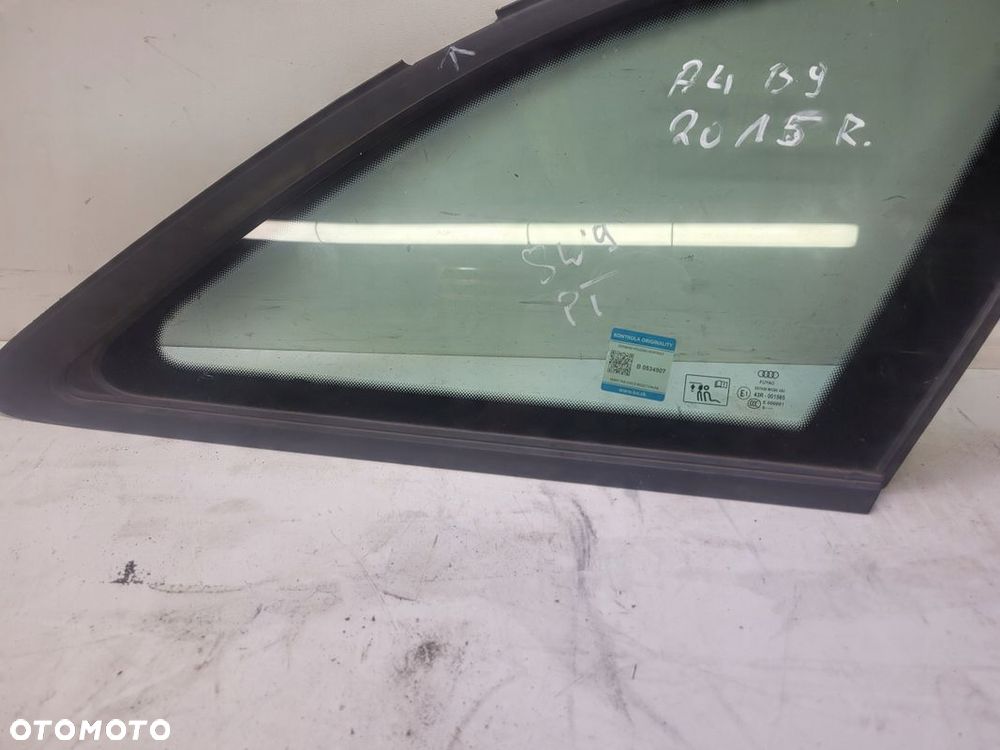 SZYBA KAROSERYJNA PRAWY TYŁ AUDI A4 B9 AVANT KOMBI 8W9 2015R ORYGINAŁ ! - 2