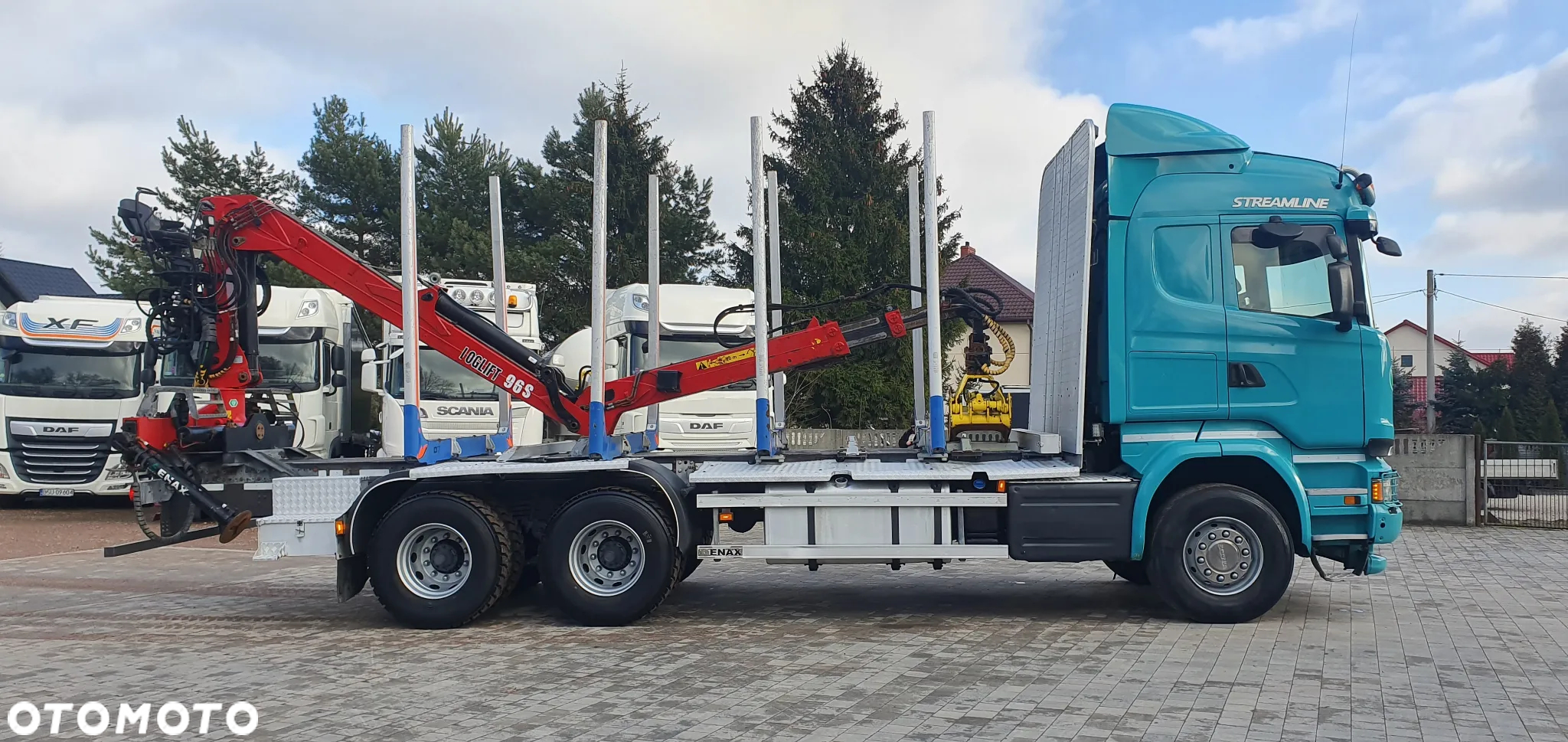 Scania R520 V8 DO DREWNA HIAB LOGLIFT - 6