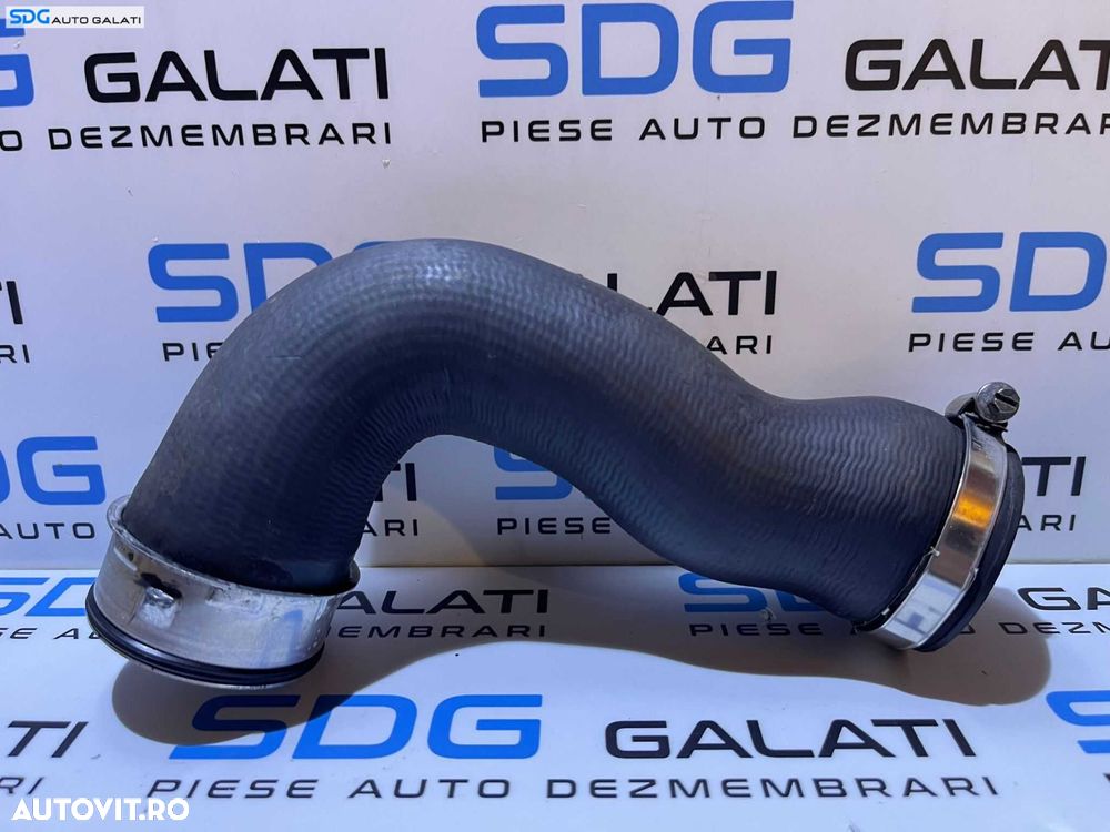 Furtun Conducta Presiune Aer Radiator Intercooler Skoda Octavia 2 1.8 TSI CDAA CDAB 2004 - 2013 Cod 1K0145834AM 1K0145762FM [D0419] - 1