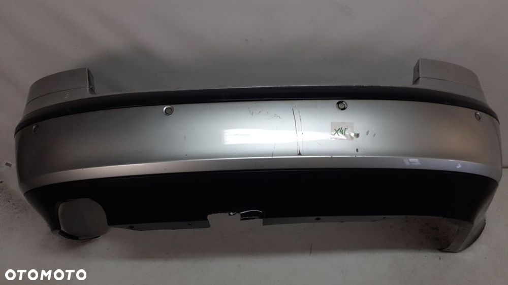 + ZDERZAK TYŁ TYLNY SKODA OCTAVIA II 2 9102 SREBRNY PDC CZUJNIKI - 1