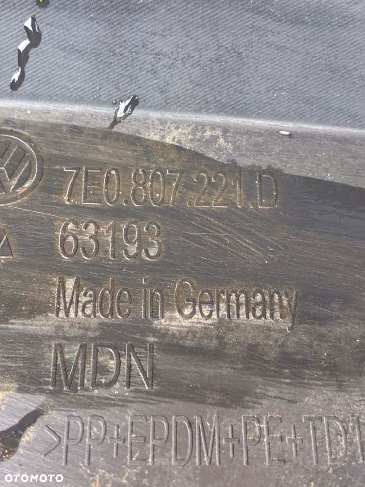 VW T6 Satinschwarz  SKORUPA ZDERZAK PRZÓD  PRZEDNI  PDC SPRYSK 7E0807221D - 13