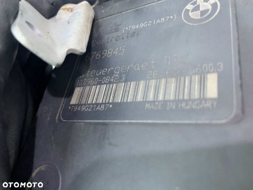 STEROWNIK ABS POMPA HAMULCOWA 6769845 BMW E87 E90 - 2
