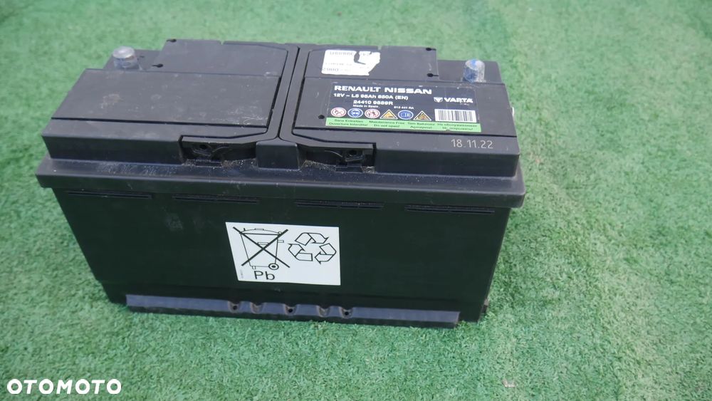 AKUMULATOR 12V 95AH 850A L5 RENAULT NISSAN OE 244109889R VARTA - 5