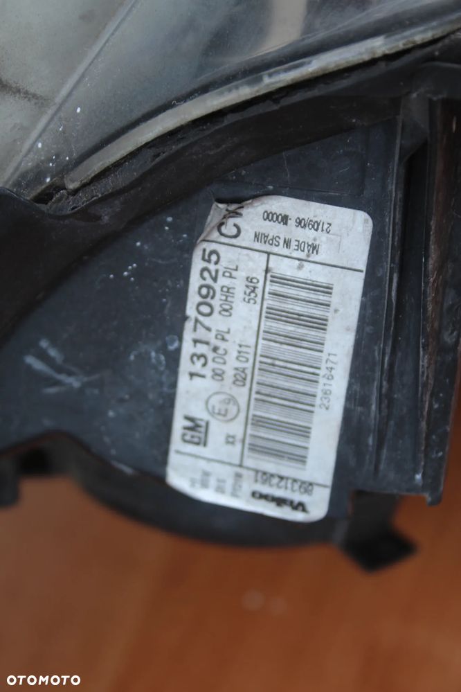 LAMPA PRAWY PRZÓD PRZEDNIA PRAWA XENON OPEL VECTRA C SIGNUM PO LIFT EUROPA 13170925 - 21