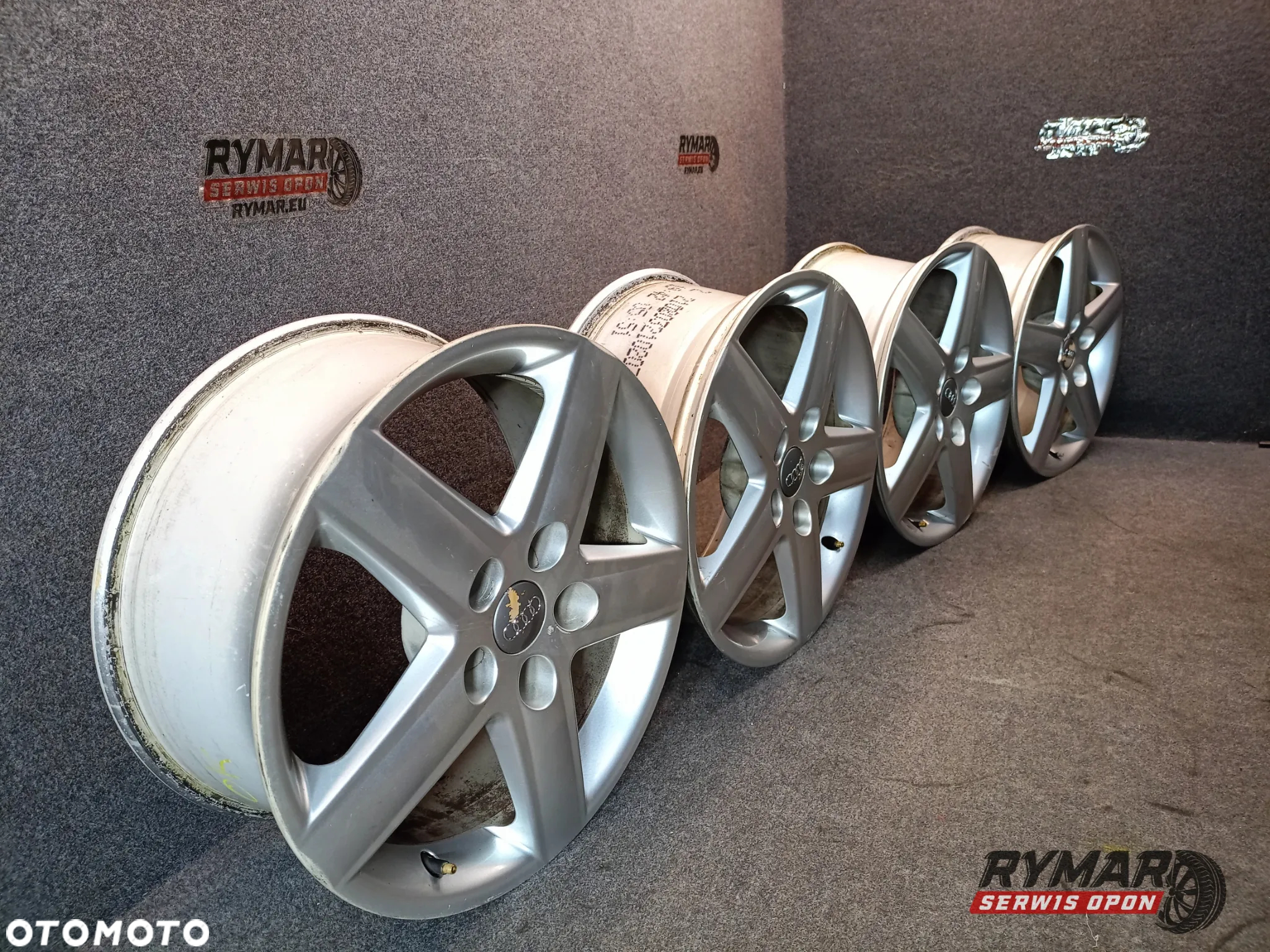 ŚLĄSK ALUFELGI 7.5X17" 5X112 ET45 AUDI A4 B6 B7 A6 C6 OE KOMPLET - 7