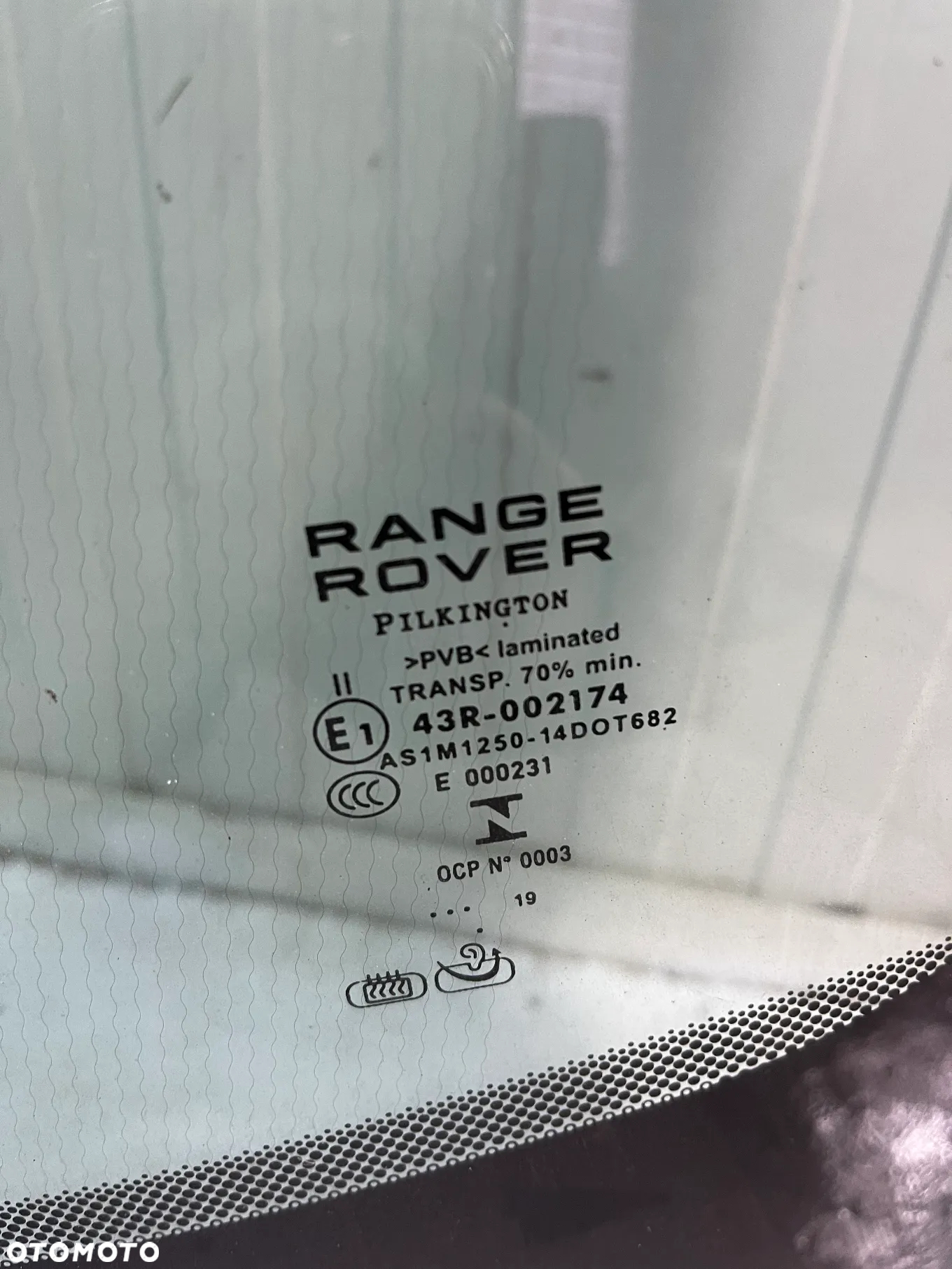 RANGE ROVER SPORT L494 SZYBA PRZEDNIA AKUSTYCZNA PODGRZEWANA SENSOR - 5