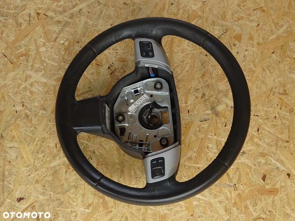 KIEROWNICA SKÓRZANA SKÓRA OPEL VECTRA C SIGNUM MULTIFUNKCYJNA PRZYCISKI AIRBAG - 4
